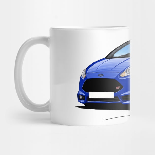 Ford Fiesta (Mk7) ST (5dr) Blue by y30man5